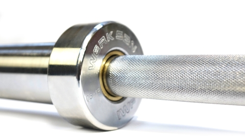 Гриф штанги соревновательный 20 кг WERK SAN (сертификат IWF) фото 4