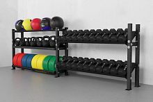 Стеллаж для инвентаря 3600х1160 (гири/гантели)