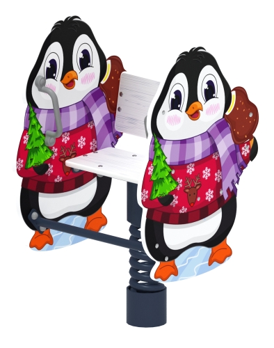 Пингвиненок - Качалка на пружине - ИО 22.01.02-01.И1 фото 6