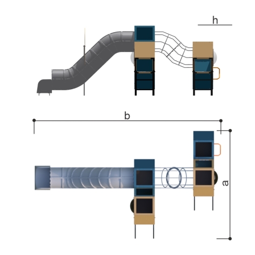 Romana Детский игровой комплекс Romana 115.90.00 фото 2