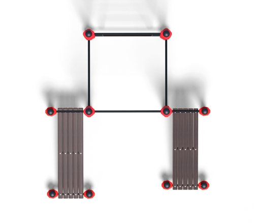 Спортивный комплекс для занятий воркаутом (PAW-16) фото 7