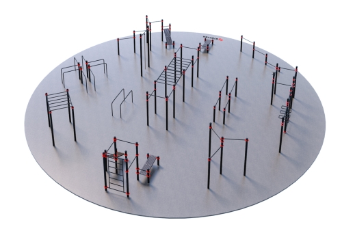 Проект "Парковая площадка для Воркаут 4-1" фото 2