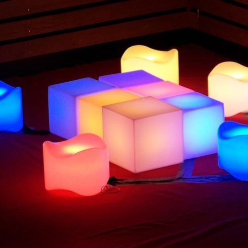 Куб-светильник 30 см (RGB) фото 5