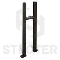 Стеллажная стойка - двойная с перемычкой (к-кт) Н=1160 мм