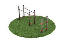 Нержавеющие двойные брусья для воркаута