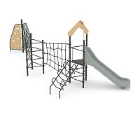 Romana Детский спортивный комплекс с лазом и горкой Серия треугольник Romana 401.31.00