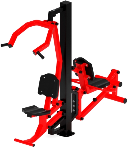 Тяга верхняя+Флекс (красный) - Уличный тренажер - СТ 021-11.И1 фото 5