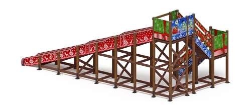 Горка Зима (новый год)(под анкера) - ИО 49.01.03-02.И1 - Н=3000 фото 3