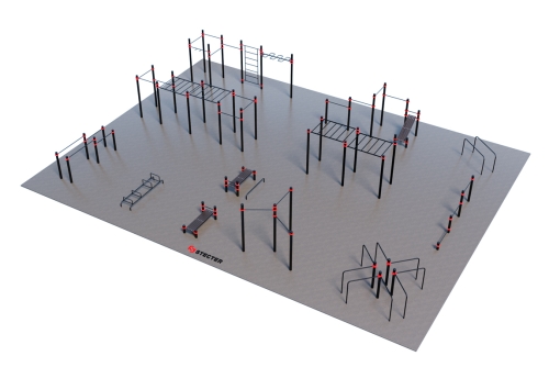 Проект "Районная площадка для Воркаут 3-6"