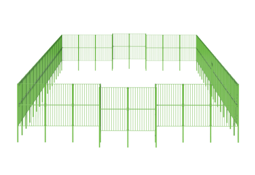 Ограждение универсальной спортивной площадки для баскетбола, футбола, волейбола 32х19 м фото 2