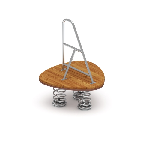 Качалка на пружине (Лиственница темный) ИО 23.24.02-01 фото 4