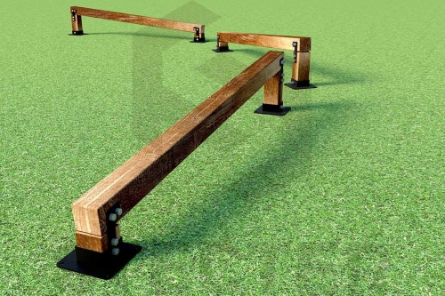 Комплекс "Наклонное бревно" (к-кт, 3 шт) фото 3