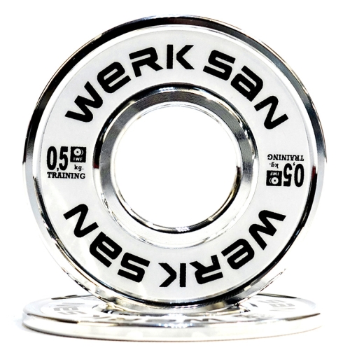 Диск стальной тренировочный 0,5 кг WERK SAN  (сертификат IWF)