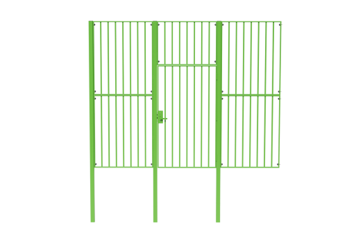 Секция ограждения спортивной площадки "Дверь входа и выхода" фото 3