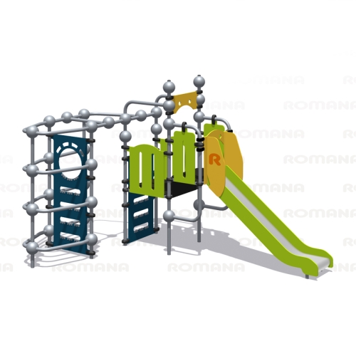 Romana Детский спортивно-игровой комплекс с горкой серия "Сфера" Romana 057.16.00 фото 2
