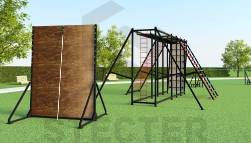 Комплекс "Стена с канатом" (H=3,9м.) фото 3