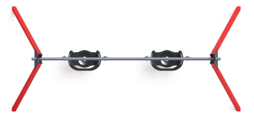 Качели двойные М2 - ИО 12.М.01.01.03-01.И1 фото 4