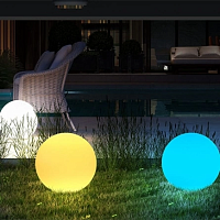 Шар-светильник 30 см (наземный, RGB)