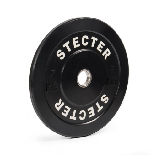 Тренировочный диск штанги из каучука (rubber bumper plates) 5 кг
