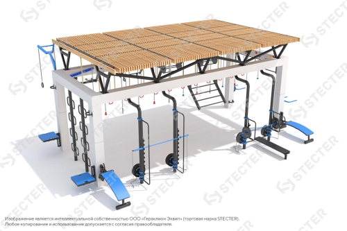 Уличный спортивный комплекс "Центр Силы" фото 10