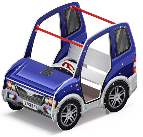 Машинка (синяя) - Беседка машинка - МФ 10.03.01-01.И1 фото 6