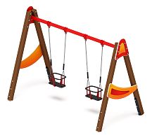 Качели двойные Д2 - ИО 12.Д.04.04.01-И1 - (Счастливое детство)