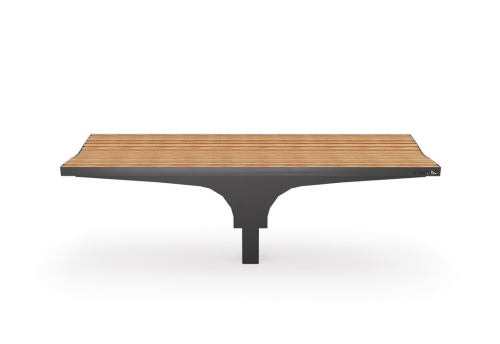 Скамейка уличная "Урбан" без спинки фото 2