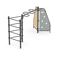 Romana Детский спортивный комплекс с рукоходом-змейка Серия треугольник Romana 401.25.00