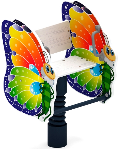 Бабочка - Качалка на пружине - ИО 22.01.01-01 фото 3