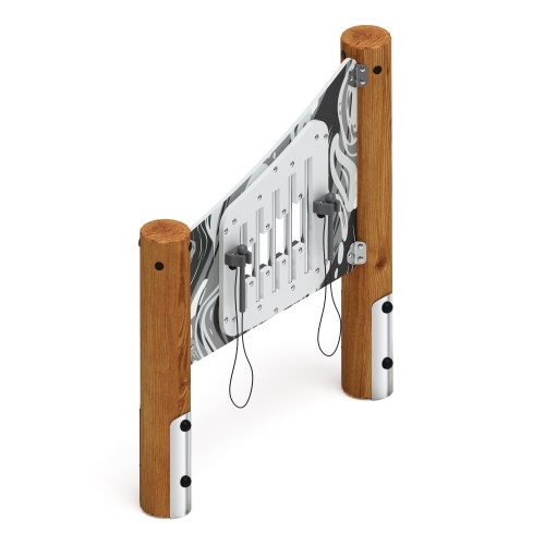 Металлофон (лиственница темный) МФ 22.01.09-И1.01 фото 5