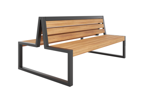 Скамья уличная «Рома» двухсторонняя фото 2