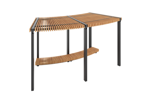 Пергола Викса (радиус со скамейками) фото 2