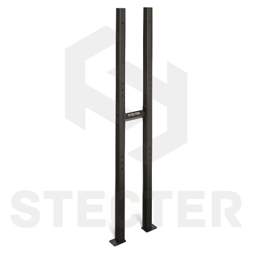 Стеллажная стойка - двойная с перемычкой (к-кт) Н=1920 мм