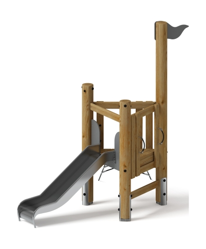 Игровой комплекс (лиственница орех) ДИК 1.24.03-Л.И1.02 фото 2