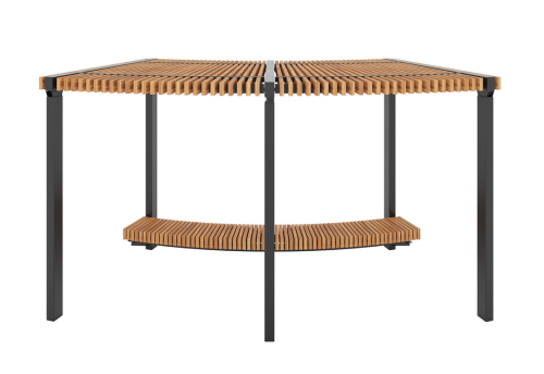 Пергола Викса (радиус со скамейками) фото 3