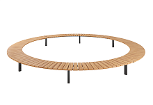 Скамья уличная "Мальта" круглая