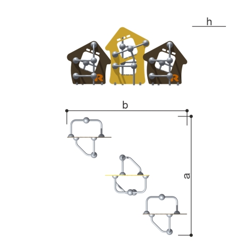 Romana Детский спортивно-игровой комплекс для улицы серия "Сфера" Romana 057.13.00 фото 2