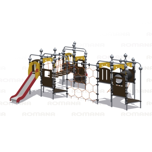 Romana Детский спортивно-игровой комплекс с горкой серия "Сфера" Romana 057.29.00 фото 3