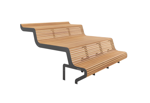 Скамья уличная "Колизей" Модуль 8 фото 2