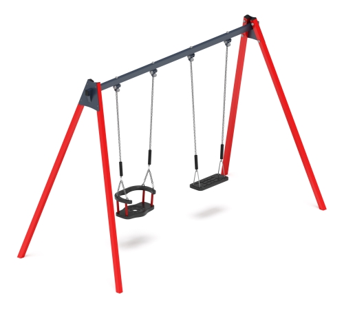 Качели двойные М2 - ИО 12.М.01.02.03-01 фото 5 Качели двойные М2 - ИО 12.М.01.02.03-01 фото 5