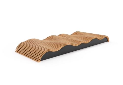 Скамейка парковая «Волна» фото 4