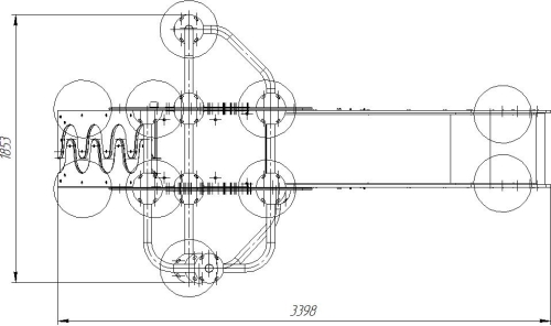 Romana Детский спортивно-игровой комплекс для улицы серия "Сфера" Romana 057.20.00 фото 6