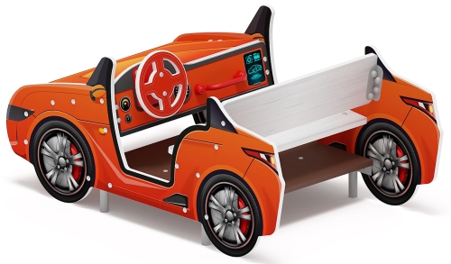 Кабриолет (оранжевый) - Беседка машинка - МФ 10.03.02-01.И1