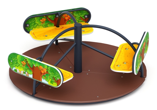 Карусель Солнышко (Полянка) - ИО 30.01.03-15.И1 фото 2