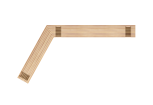 Скамья уличная «Монро» (Галка) фото 2