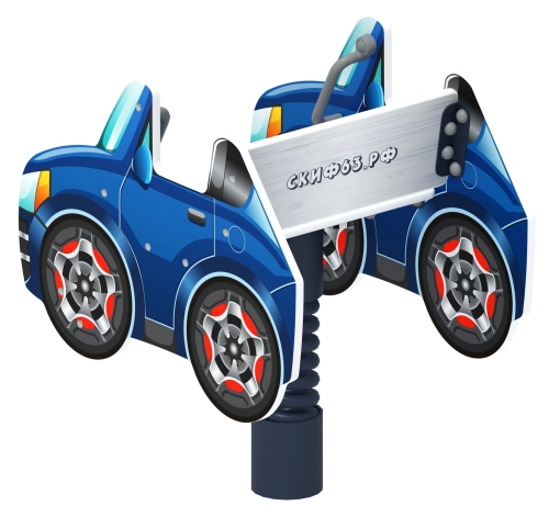 Кабриолет - Качалка на пружине машинка мини - ИО 22.03.04-И1 фото 3