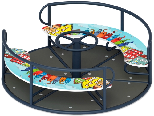 Карусель с рулем (Коты) - ИО 30.01.04-10.И1 фото 6