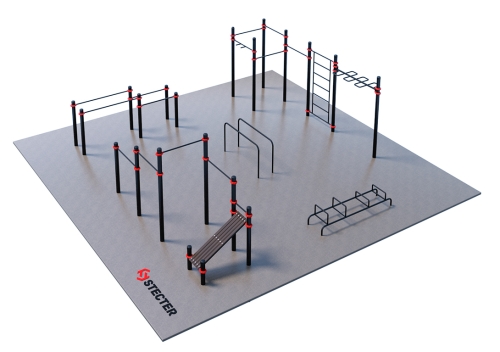 Проект "Дворовая площадка для Воркаут 2-1"