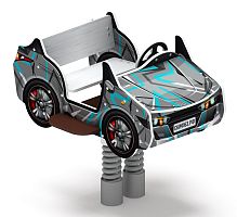 Кабриолет - Качалка на пружине двухместная машинка - ИО 23.03.02-04