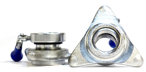 Замки для штанги соревновательные 2,5 кг (пара) WERK SAN (сертификат IWF)